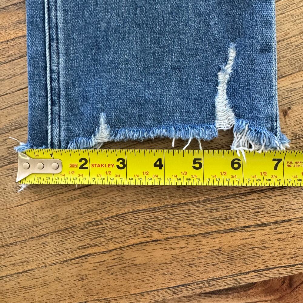 Paige Cindy High-Rise Crop Straight-Leg Jeans - Size 27 - Picture 5 of 9